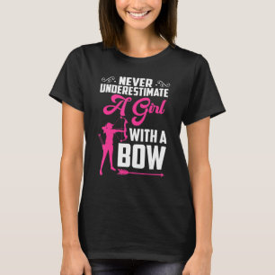 Camiseta Bowhunter Dispara Fãs Arrasto Para Meninas