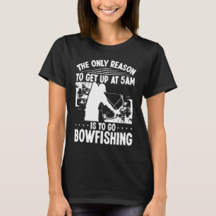 Camiseta Bowhunter Levante cedo o jogador de boliche Archer
