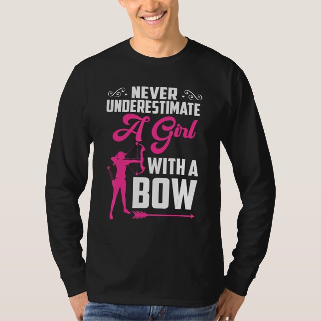 Camiseta Bowhunter Shooting Fans  Archery For Girls Women (Frente)