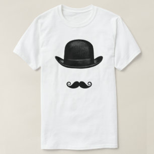 Camiseta Bowler e Mustache