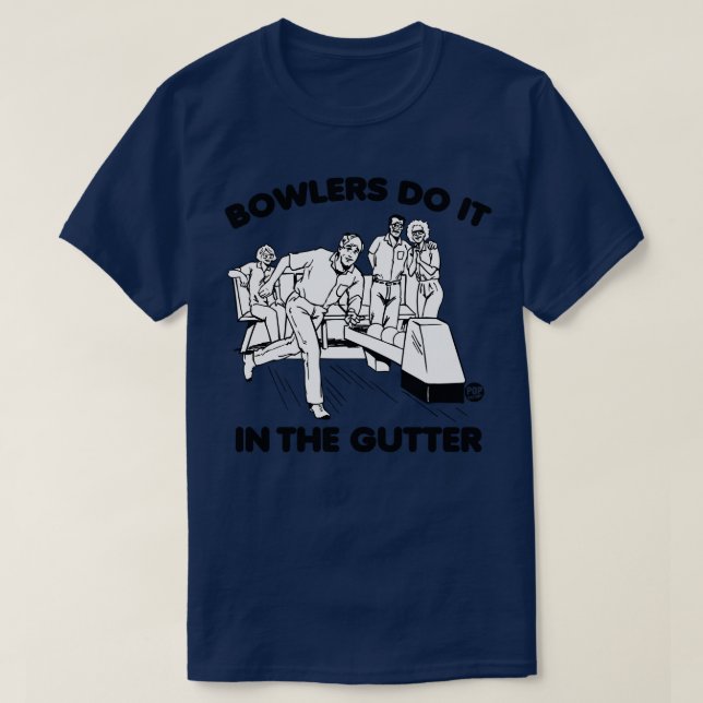 CAMISETA BOWLERS GUTTER (Frente do Design)