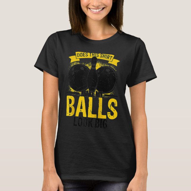 Camiseta Bowling Ball Pin Bowler Strike Bowling Team Bowlin (Frente)