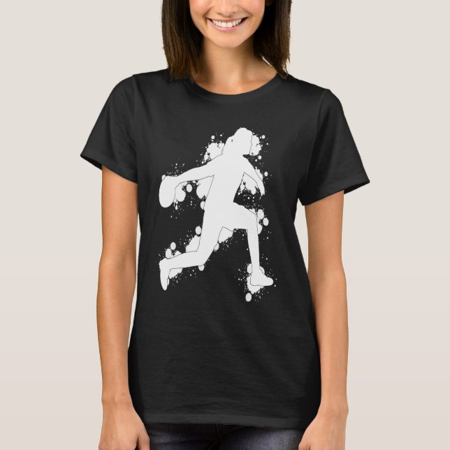 Camiseta Bowling Girl Ball Pin Bowler Strike Team Bowling A (Frente)
