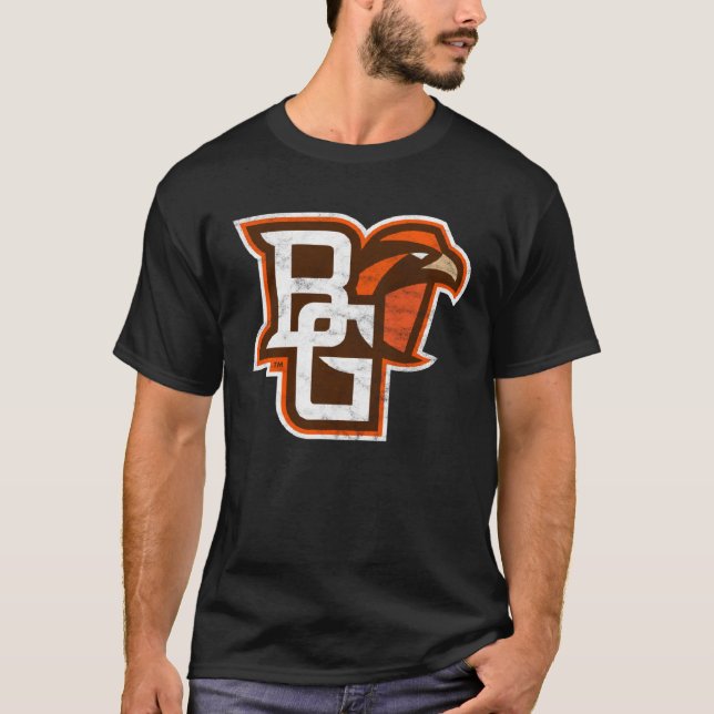 Camiseta Bowling Green BGSU Falcons Distressed Primary (Frente)