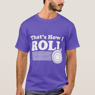 Camiseta Bowls Tênis de Grama Engraçado para Homens e Mulhe