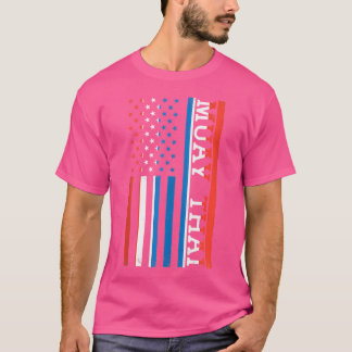 Camiseta Box Tailandês Flag Muay Thai (Bandeira Americana)
