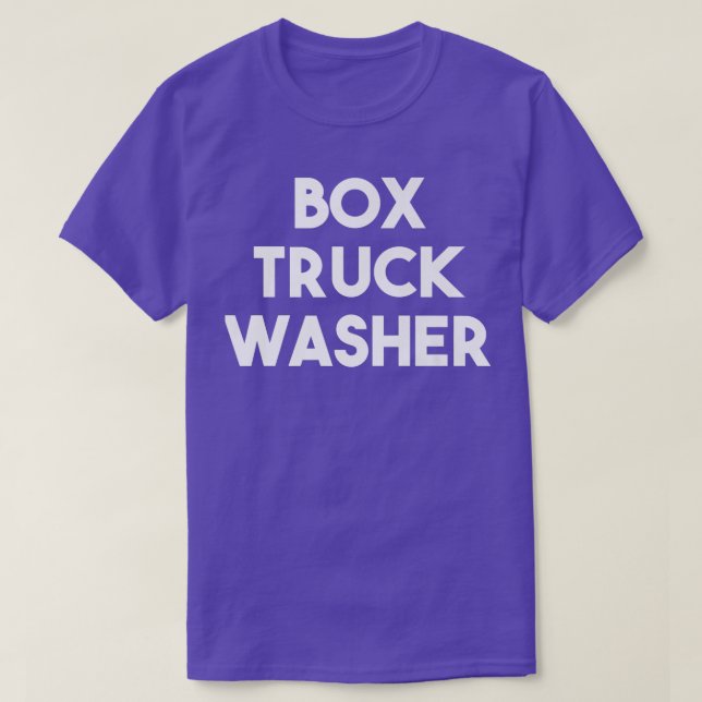 Camiseta Box Truck Washer  (Frente do Design)