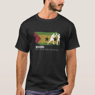Camiseta Boxando São Tomé & Príncipe Combate Combatente Esp