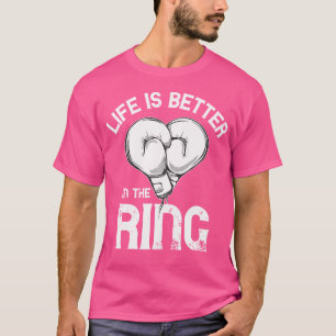 Camiseta Boxas Luvas A Vida É Melhor O Kickbox Da Mma