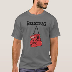 Camiseta Boxas-Luvas Vintage Para Homens Boxer Mulheres Cri