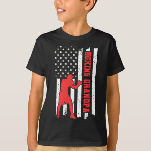 Camiseta Boxe América Bandeira Boxe Artes Marciais Boxe Gra