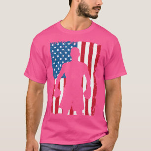 Camiseta Boxe Bandeira Americana Esportes EUA Boxer