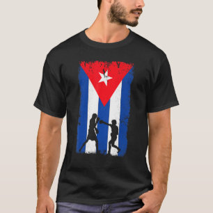 Camiseta Boxe Cubano Bandeira de Cuba