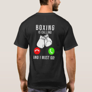 Camiseta Boxe Está Chamando E Eu Devo Ir Clube de Esporte