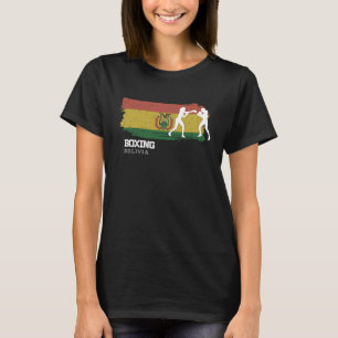 Camiseta Boxe Feminina Bolívia Esportes de Combate Lutadora