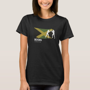 Camiseta Boxe Feminino Jamaica Esportes de Combate Lutadora