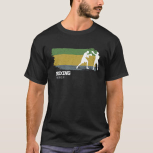 Camiseta Boxe Gabão Esportes de Combate Lutador Boxe