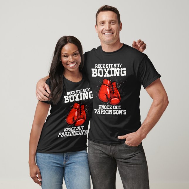 Camiseta Boxe Rock Steady Derruba Parkinson  (Unissex)