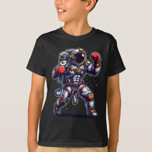 Camiseta Boxe Tailandesa de Astronauta Karatê Kickboxing Ma