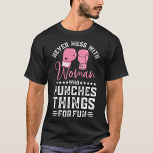 Camiseta Boxe Tailandesa Divertida Para Homens Mulheres Tre
