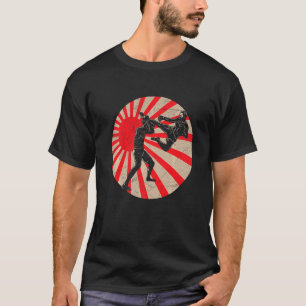 Camiseta Boxe Tailandesa Muay Thai e Kickboxing Vintage