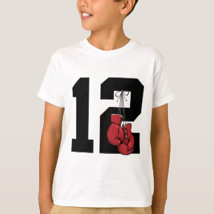 Camiseta Boxeador 12 Anos Boxe 12º Aniversário
