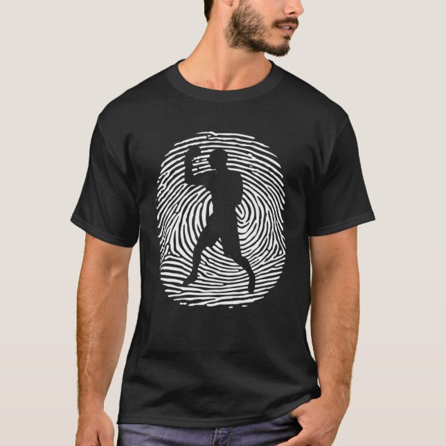 Camiseta Boxeador de Impressão Digital de DNA Boxeador (Frente)