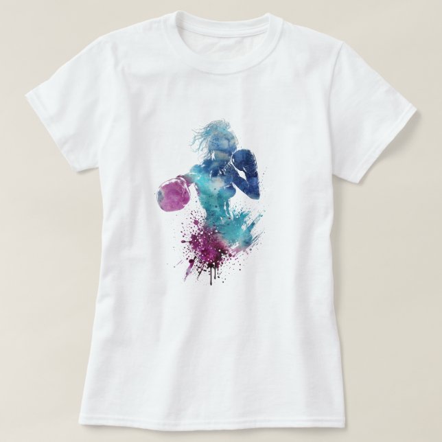 Camiseta Boxeadora Feminina (Frente do Design)