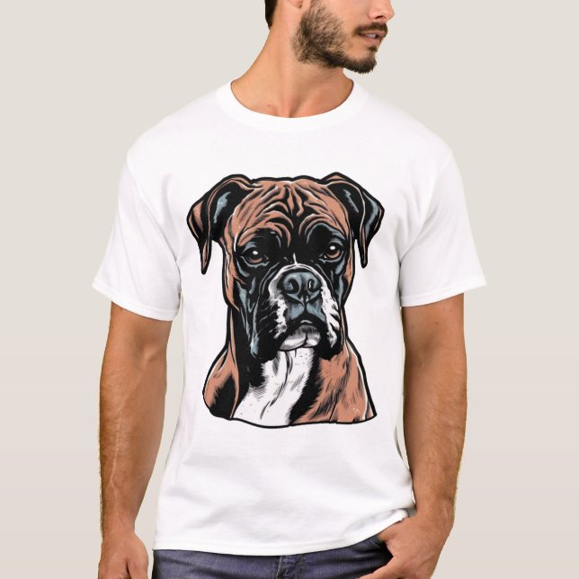 Camiseta Boxer Buddy Humorous Protetor (Frente)