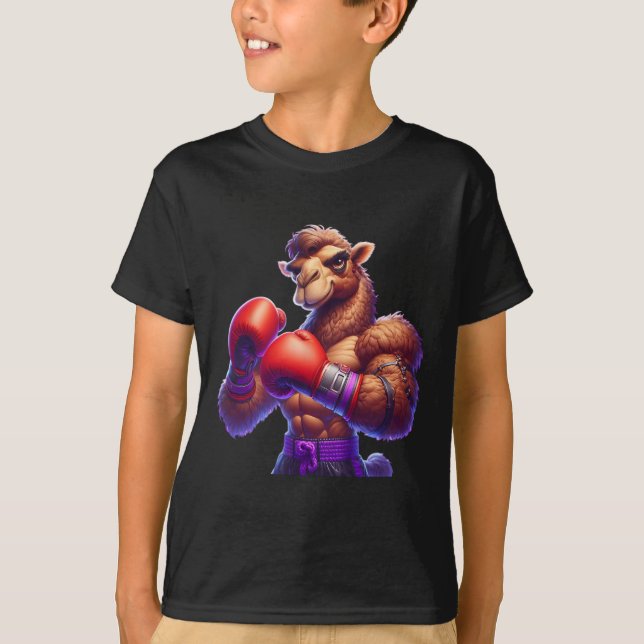 Camiseta Boxer Camel Boxer Kickboxer Mma Fighter Combat Sp (Frente)