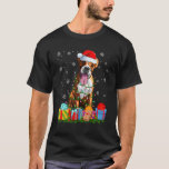 Camiseta Boxer Christmas Lights Xmas Dog<br><div class="desc">Boxer Christmas Lights Xmas Dog.</div>