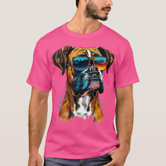 Camiseta Boxer com óculos de sol 2