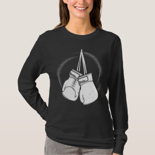 Camiseta Boxer de luvas brancas