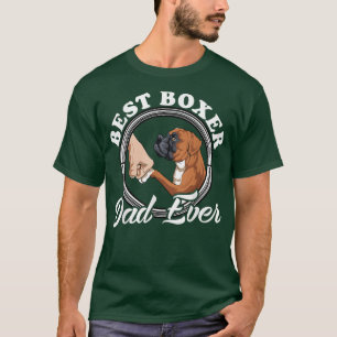 Camiseta Boxer Dog Aloja Pai Design Boxer Pai Cachorro T-Sh
