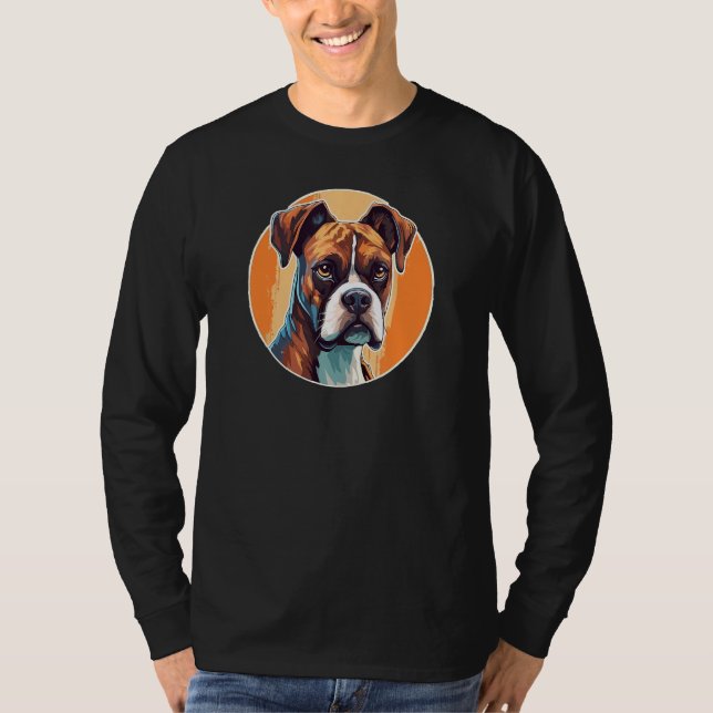 Camiseta Boxer Dog breed dog dad Dog Mom Boxer Dog accessor (Frente)