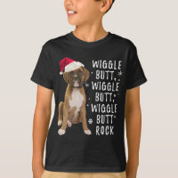 Boxer Dog Christmas - Wiggle Bumbum Rock