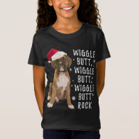 Boxer Dog Christmas - Wiggle Bumbum Rock