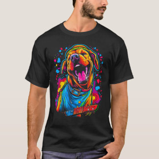Camiseta Boxer Dog Guitar