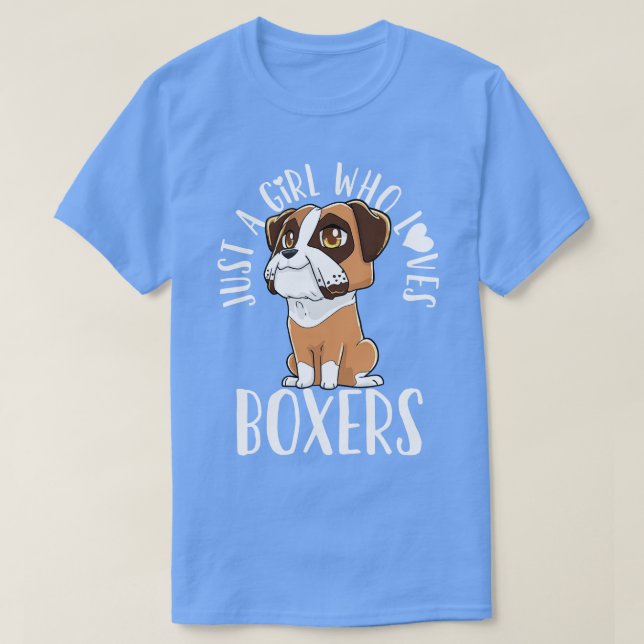 Camiseta Boxer Dog Lover Kawaii (Frente do Design)