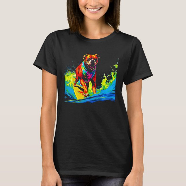 Camiseta Boxer Dog Pop Surf (Frente)