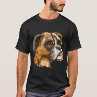 Camiseta Boxer Dog T Camisa Camisetas T Camisa
