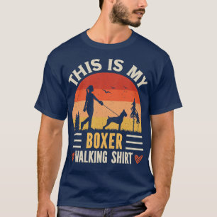Camiseta Boxer Dog Walking