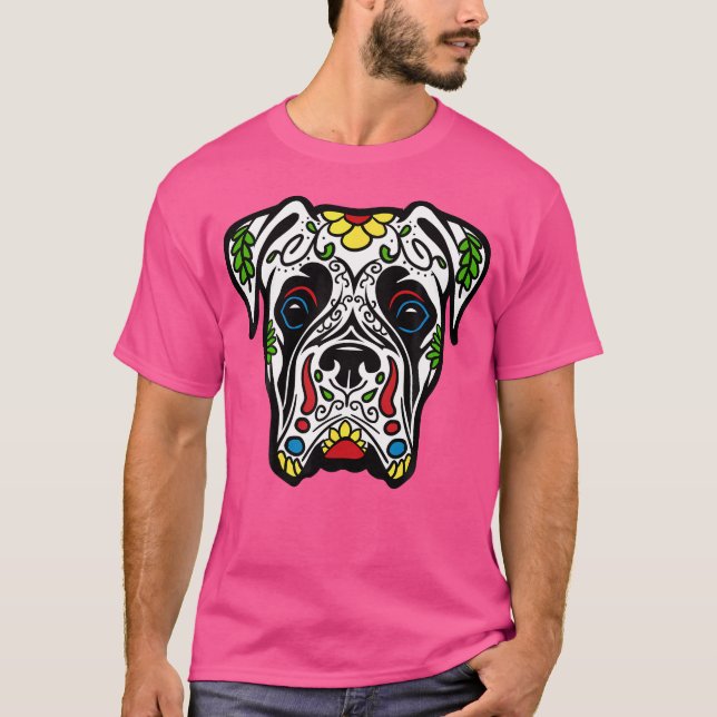 Camiseta Boxer Em Branco - Morto Açúcar Dólar Dólar (Frente)