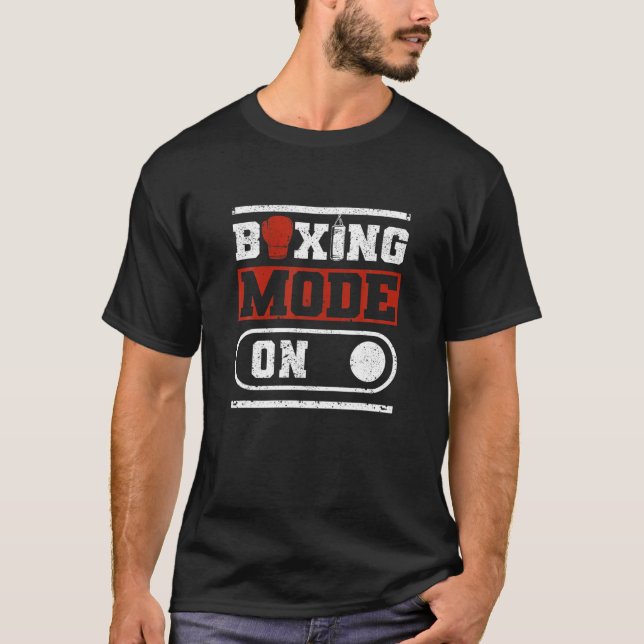 Camiseta Boxer Engraçado Lutando Boxers Artista Marcial Box (Frente)