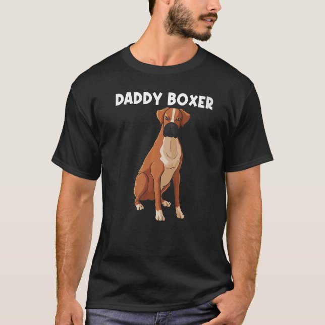 Camiseta Boxer For Men Boxer Dog Breet (Frente)