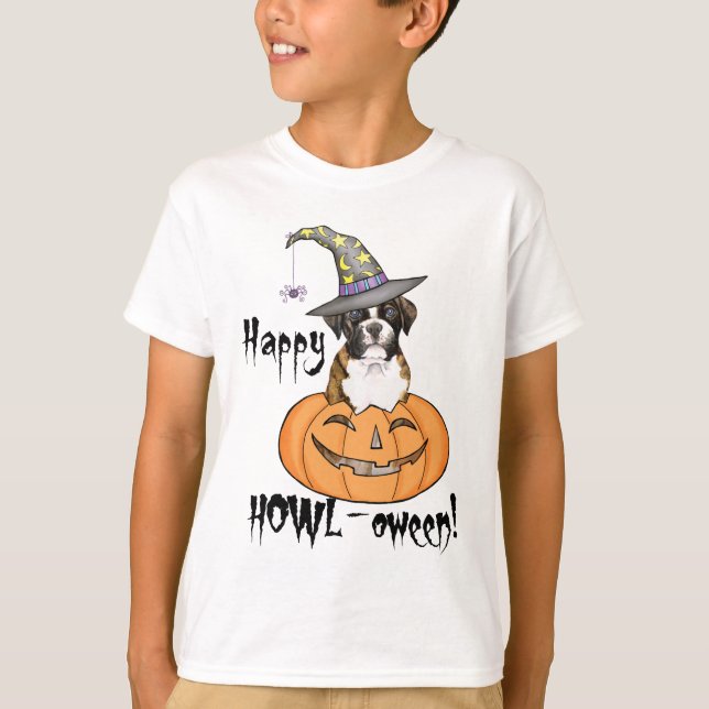 Camiseta Boxer Halloween (Frente)