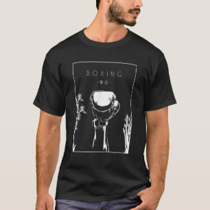 Camiseta Boxer in a box chinês Hanzi Thai Boxer Boxer