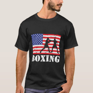 Camiseta Boxer Incomodado Americano Bandeira Boxer