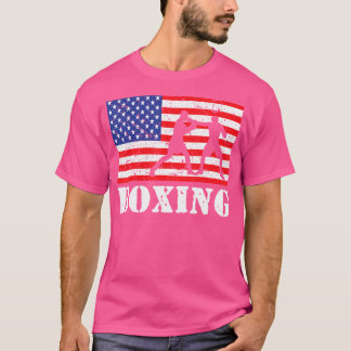 Camiseta Boxer Incomodado Americano Bandeira Boxer