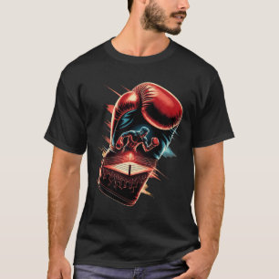 Camiseta Boxer Luvas de Boxer de Várias Exposições